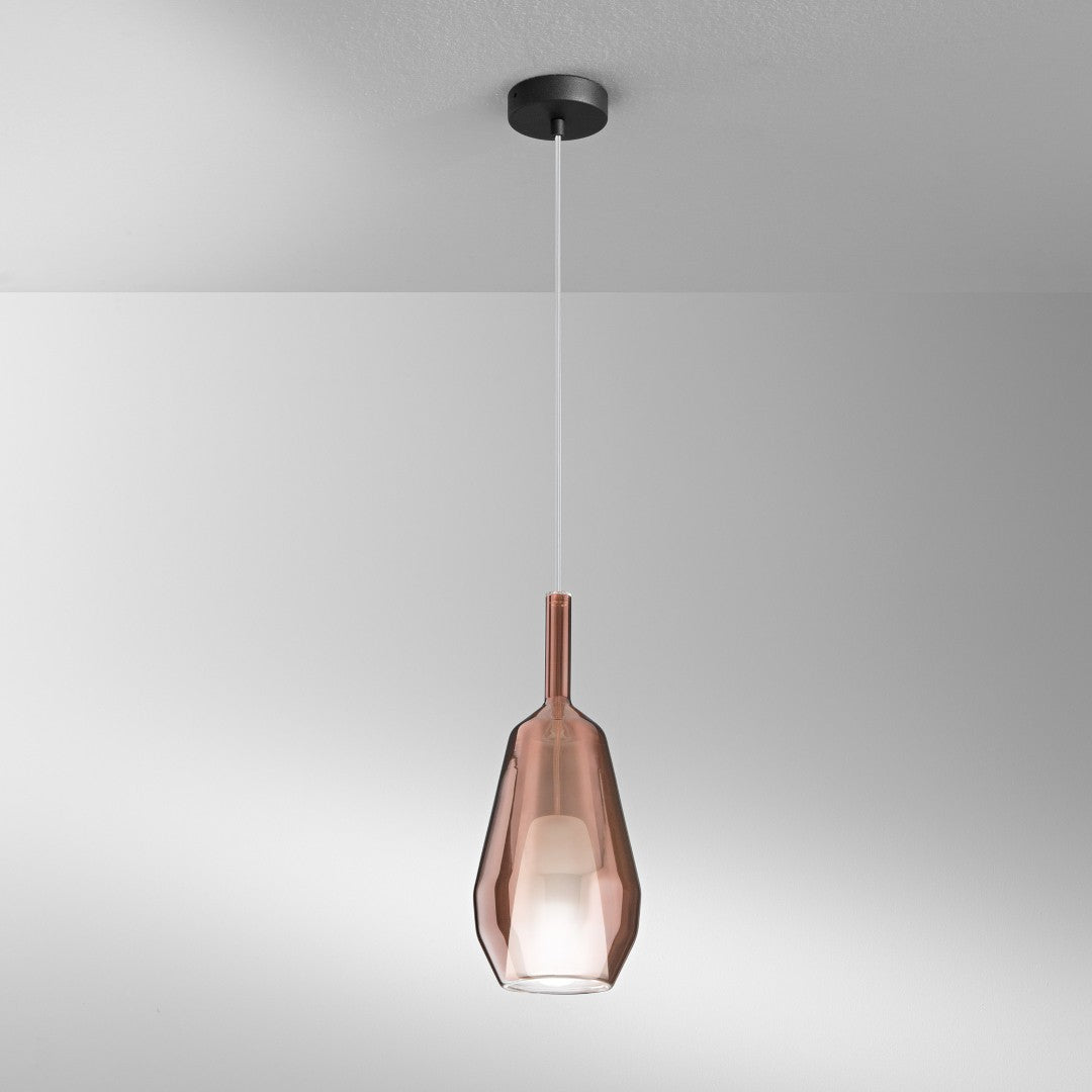 Sospensione componibile vetro soffiato D.16cm 1XE27 non incl. Pirex Sospensione componibile vetro soffiato D.16cm 1XE27 non incl. Pirex